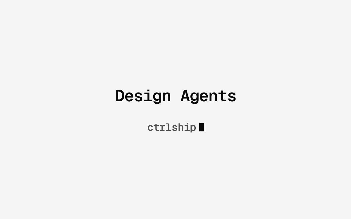 Design Agents showing four AI agents collaborating on UI, UX, visual, and brand decisions in Claude Code