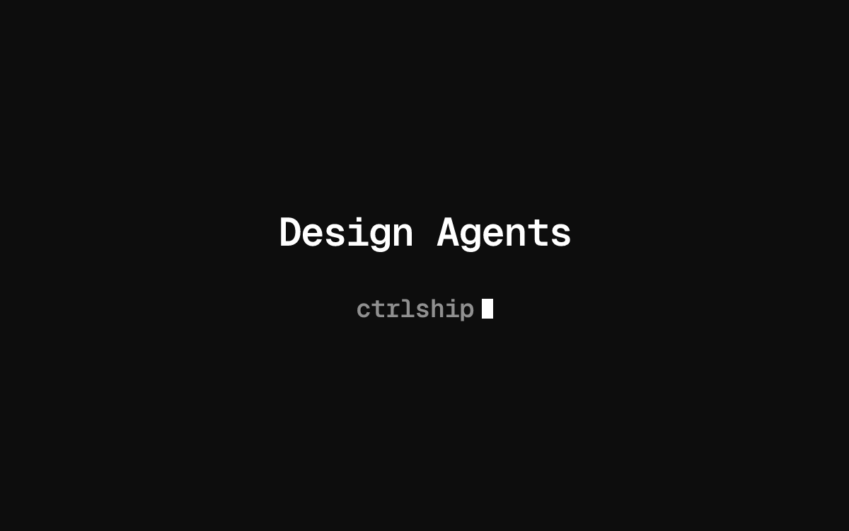 Design Agents showing four AI agents collaborating on UI, UX, visual, and brand decisions in Claude Code